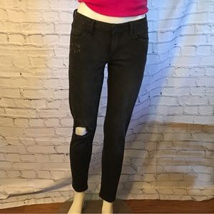 Ladies black Lucky Brand jeans size 4/27 sienna slim boyfriend style